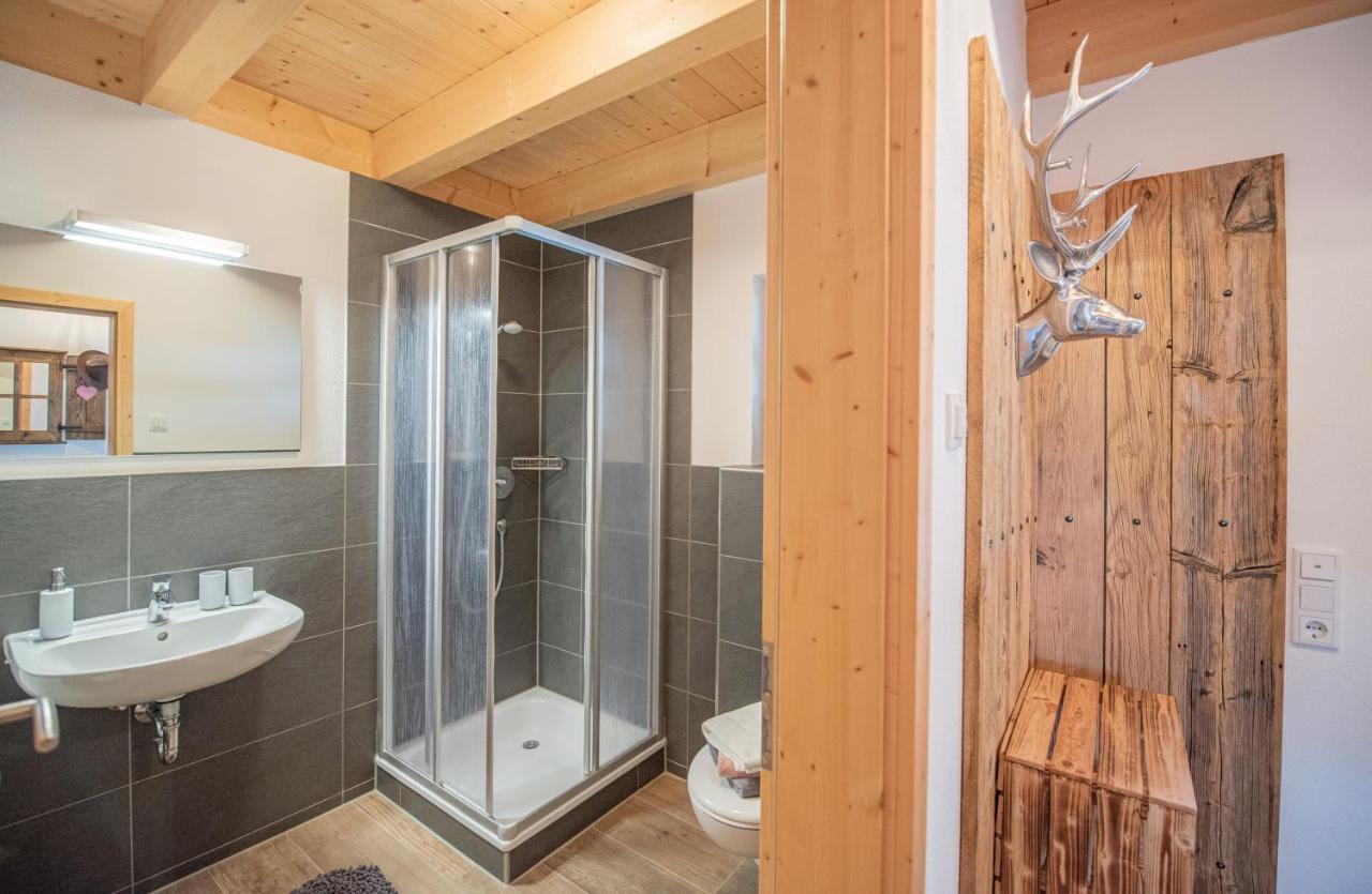 Hirsch Chalet #Sauna Lechbruck Exterior foto