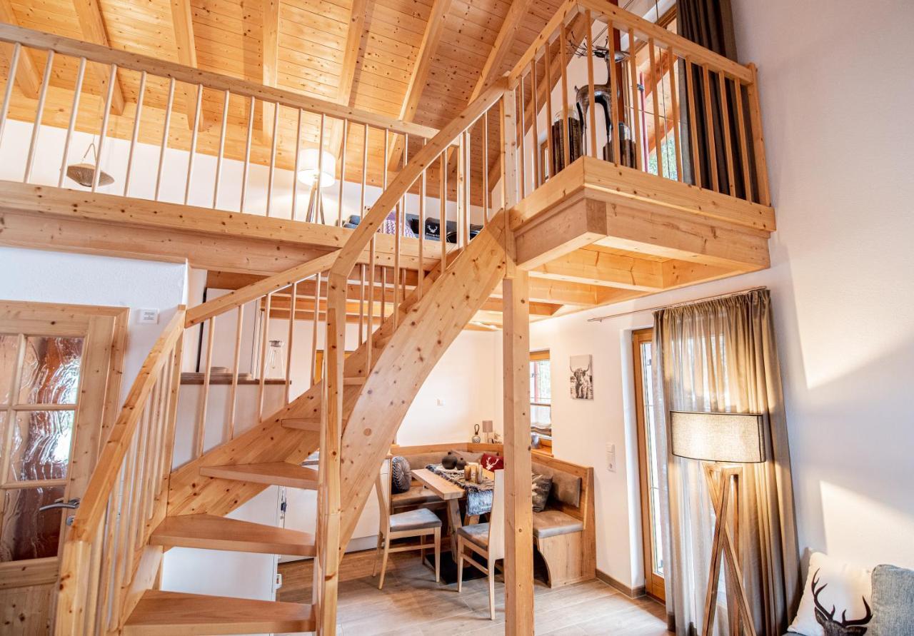 Hirsch Chalet #Sauna Lechbruck Exterior foto